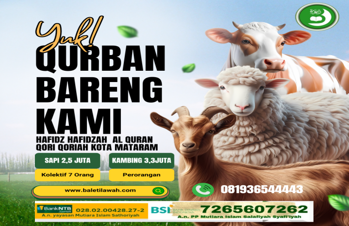 Panitia Penyembelihan Qurban Idul Adha 1446 H